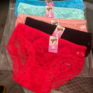 5 pair NWT GIRLS LACE Panties